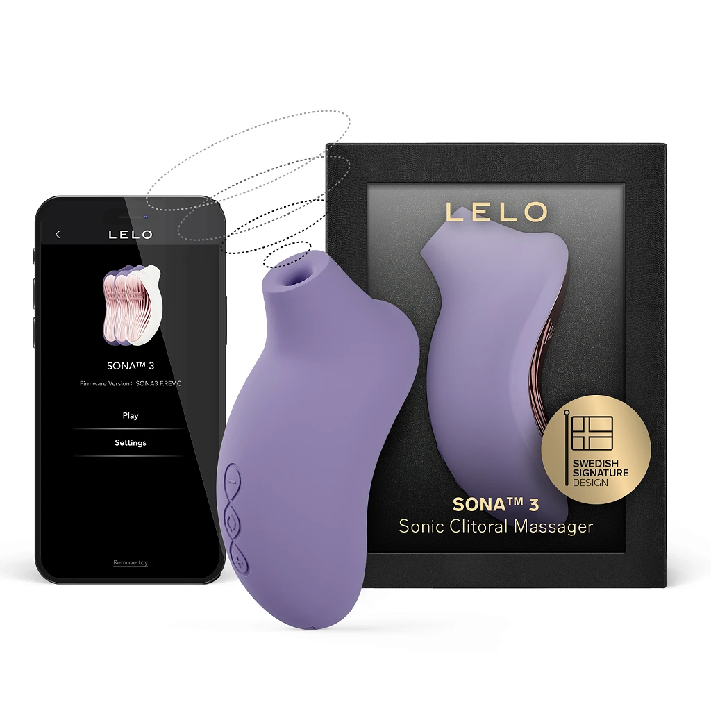 Stymulator łechtaczki LELO Sona 3 – soniczny, 12 trybów, liliowy — zdjęcie 5