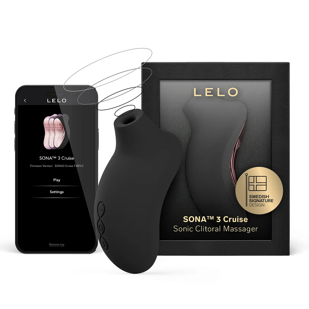 Stymulator łechtaczki LELO Sona 3 Cruise – fale soniczne, czarny — zdjęcie 5