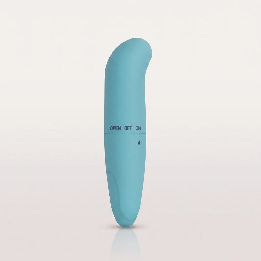 Mini wibrator G-Spot – 12 cm, zakrzywiona końcówka