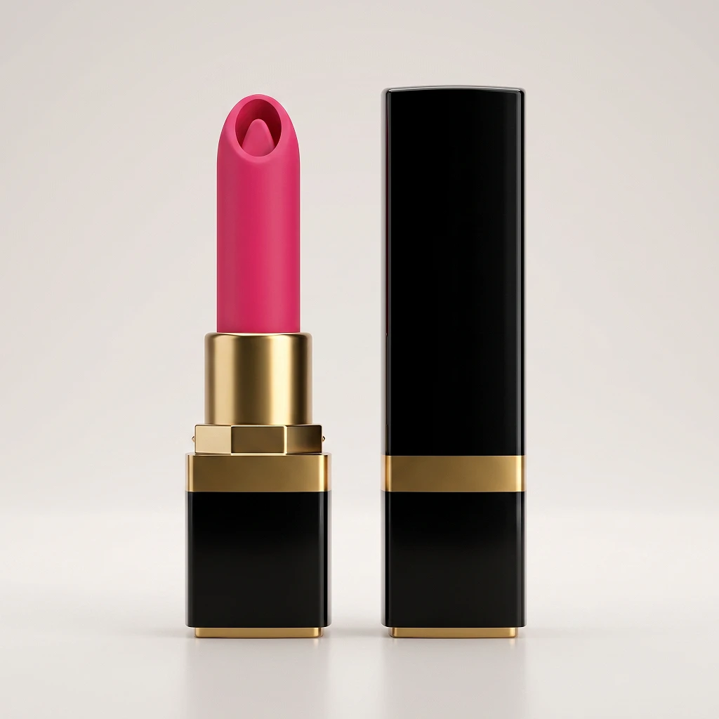 Wibrator w kształcie szminki Lipstick – 10 programów, USB